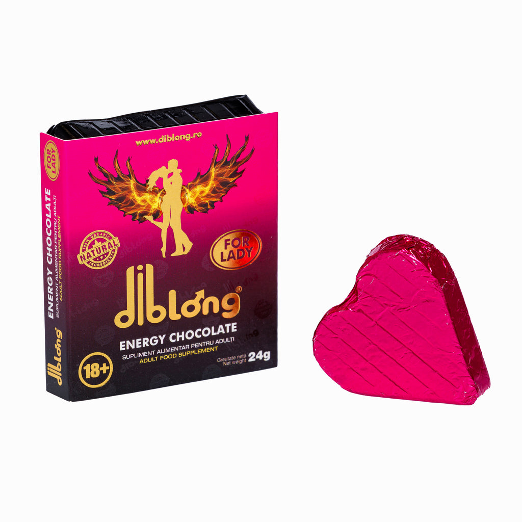 Ciocolată afrodisiac DIBLONG ENERGY CHOCOLATE for LADY, 24g