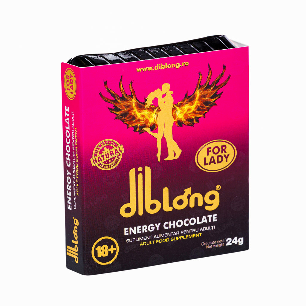 Ciocolată afrodisiac DIBLONG ENERGY CHOCOLATE for LADY, 24g