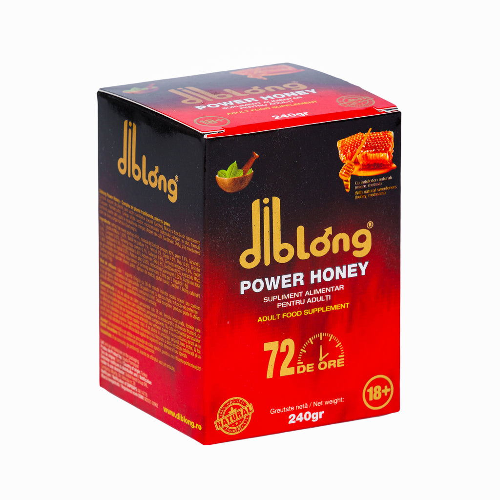 DIBLONG POWER HONEY, miere afrodisiacă premium, 240g