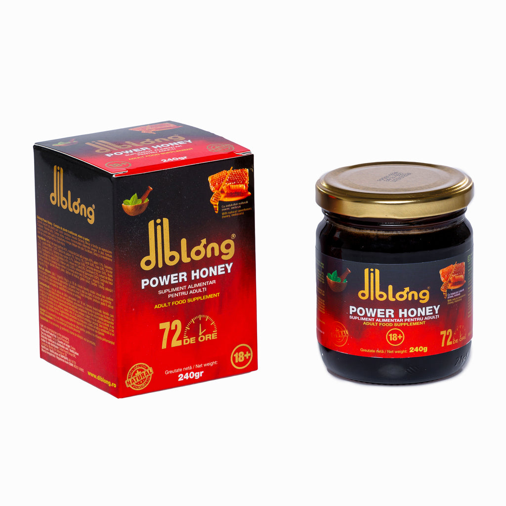 DIBLONG POWER HONEY, miere afrodisiacă premium, 240g