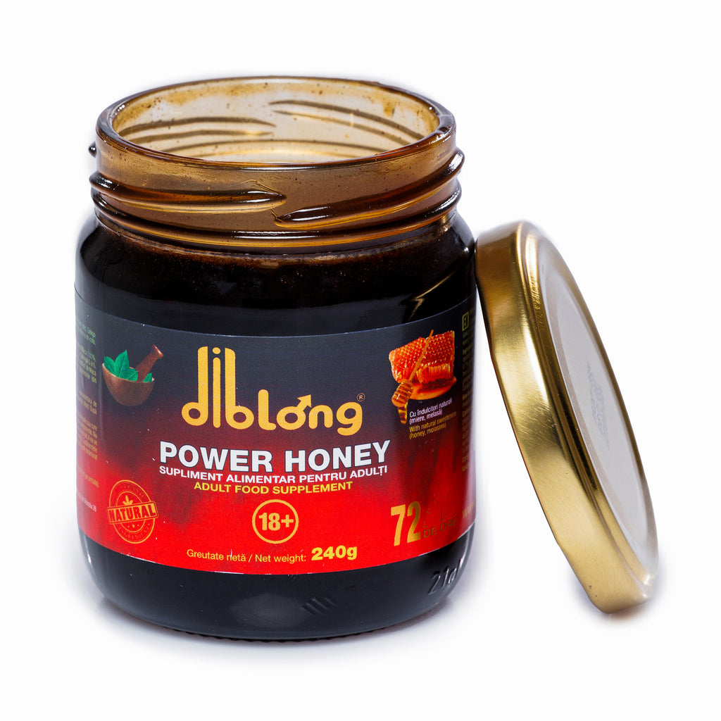 DIBLONG POWER HONEY, miere afrodisiacă premium, 240g