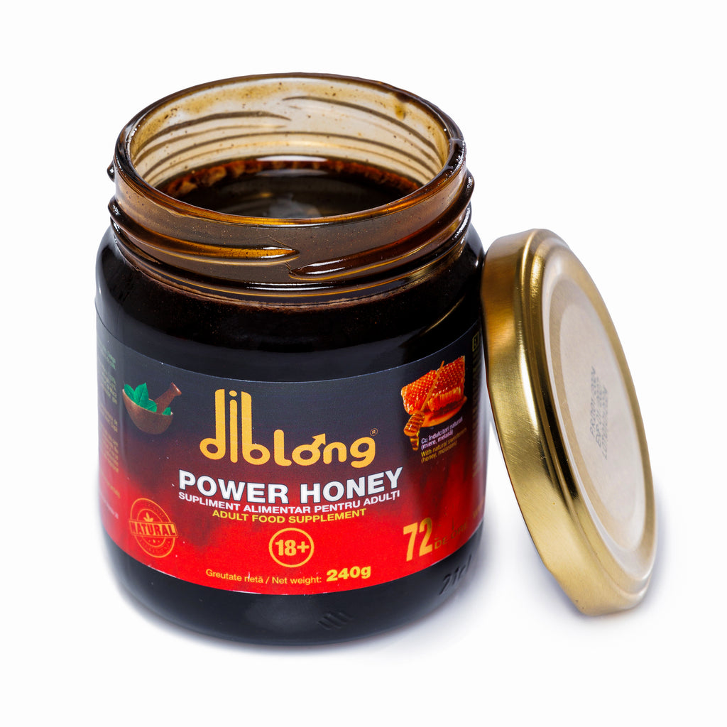 DIBLONG POWER HONEY, miere afrodisiacă premium, 240g