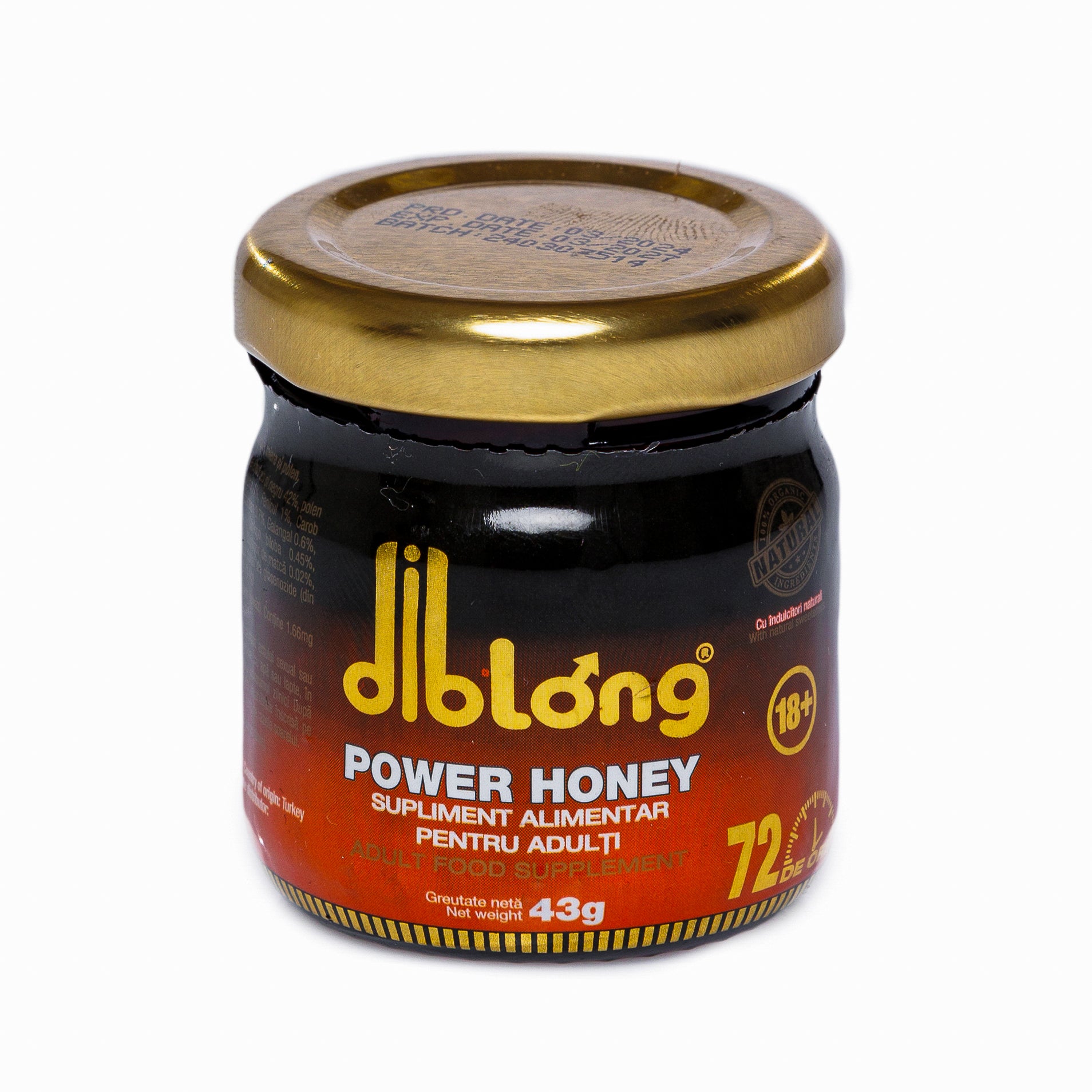 DIBLONG POWER HONEY, Miere afrodisiacă premium, 43g